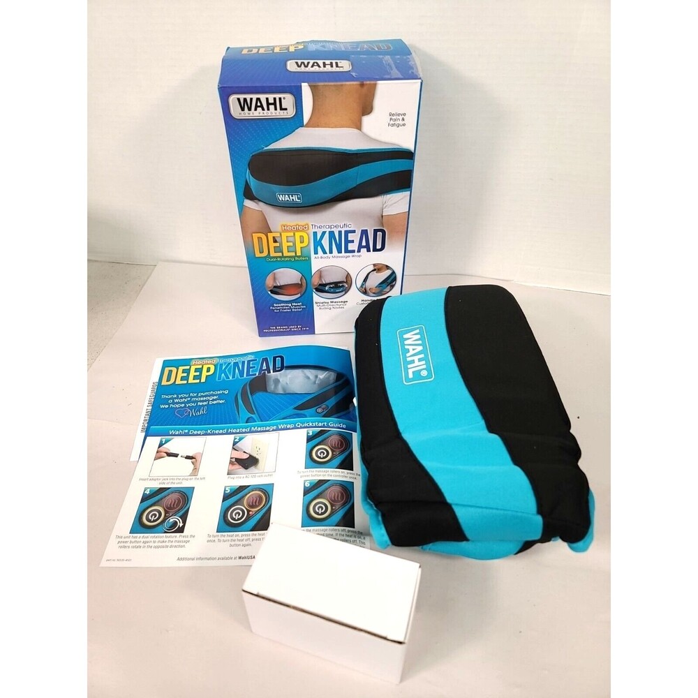 Wahl Heated Deep Knead Therapeutic Wrap 4264  Massager Neck Back Heat Pad